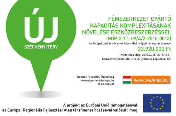 Fémszerekezet gyártó kapacitás komplexitásának növelése eszközbeszerzéssel