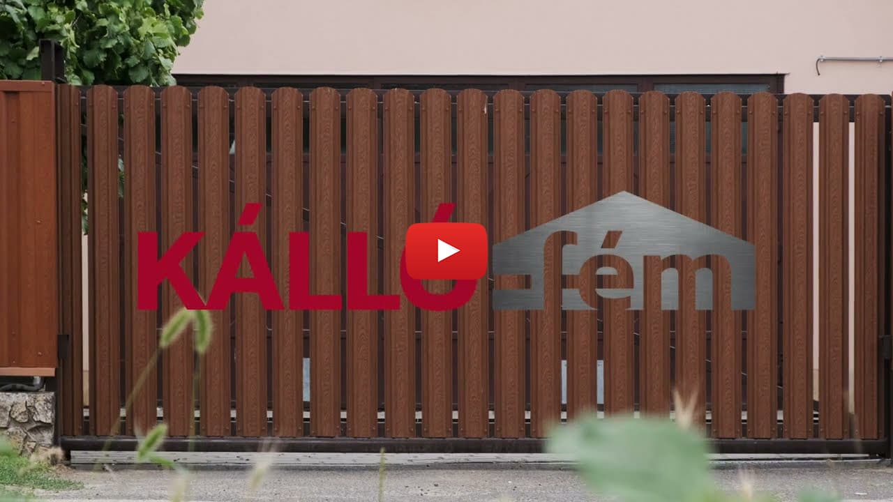 KÁLLÓ-fém Kft. - Acél kerítés termékeink youtube videó borítókép